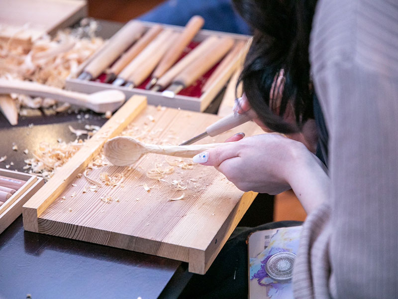 木彫スプーンづくり02